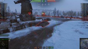 Мир танков. Малиновка (новогодняя). БОЙ на ФРАНЦУЗСКОЙ АРТЕ. Взял 2 фрага. Победа.