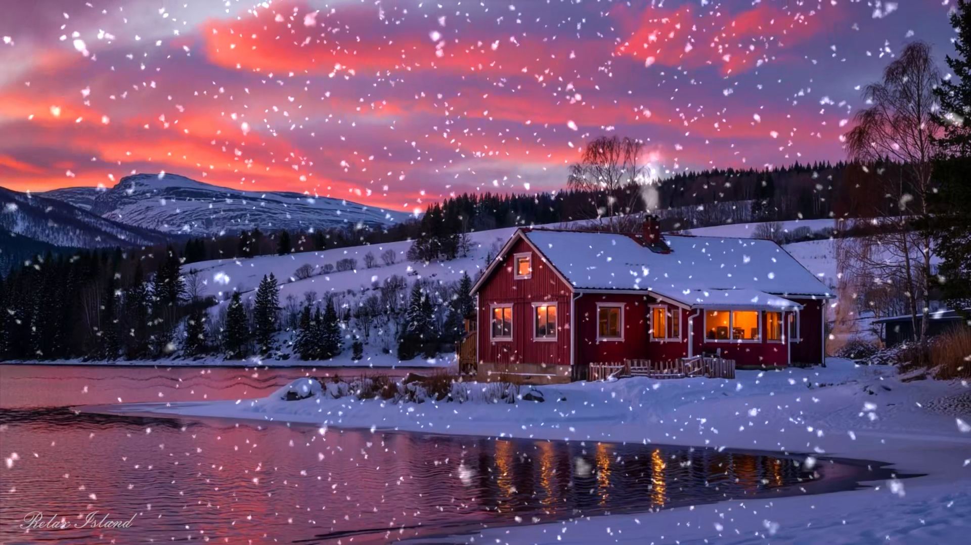 ❄️ ЗИМНЯЯ УСПОКАИВАЮЩАЯ МУЗЫКА ДЛЯ СНА 🎵 МЕДИТАТИВНАЯ РАССЛАБЛЯЮЩАЯ МУЗЫКА ДЛЯ ДУШИ НА ЗАКАТЕ смотреть онлайн