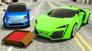 Злодей Джакс угощает Кевина жевательной резинкой | Кевин в беде | Герои колесного города (ЧМ)