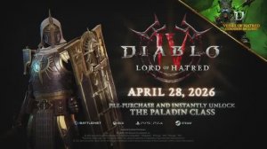 Diablo 4: Lord of Hatred - трейлер