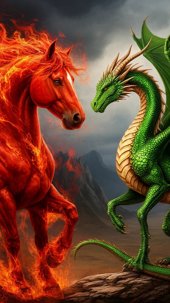 Зелёная Деревянная Змея передаёт власть Красной Огненной Лошади смотреть онлайн