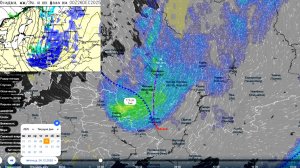 С 25 на 26 декабря ныряющий циклон принесет обильные снегопады на ЕТР. Прогноз погоды