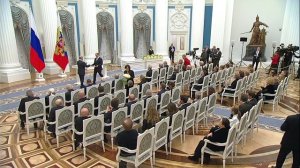 Владимир Путин. Церемония вручения государственных наград 24 декабря 2025 года.