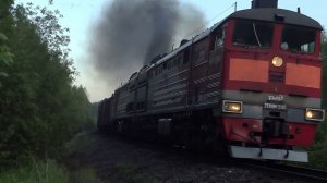 2ТЭ10М-2665 (РЖД) Посреди Тайги