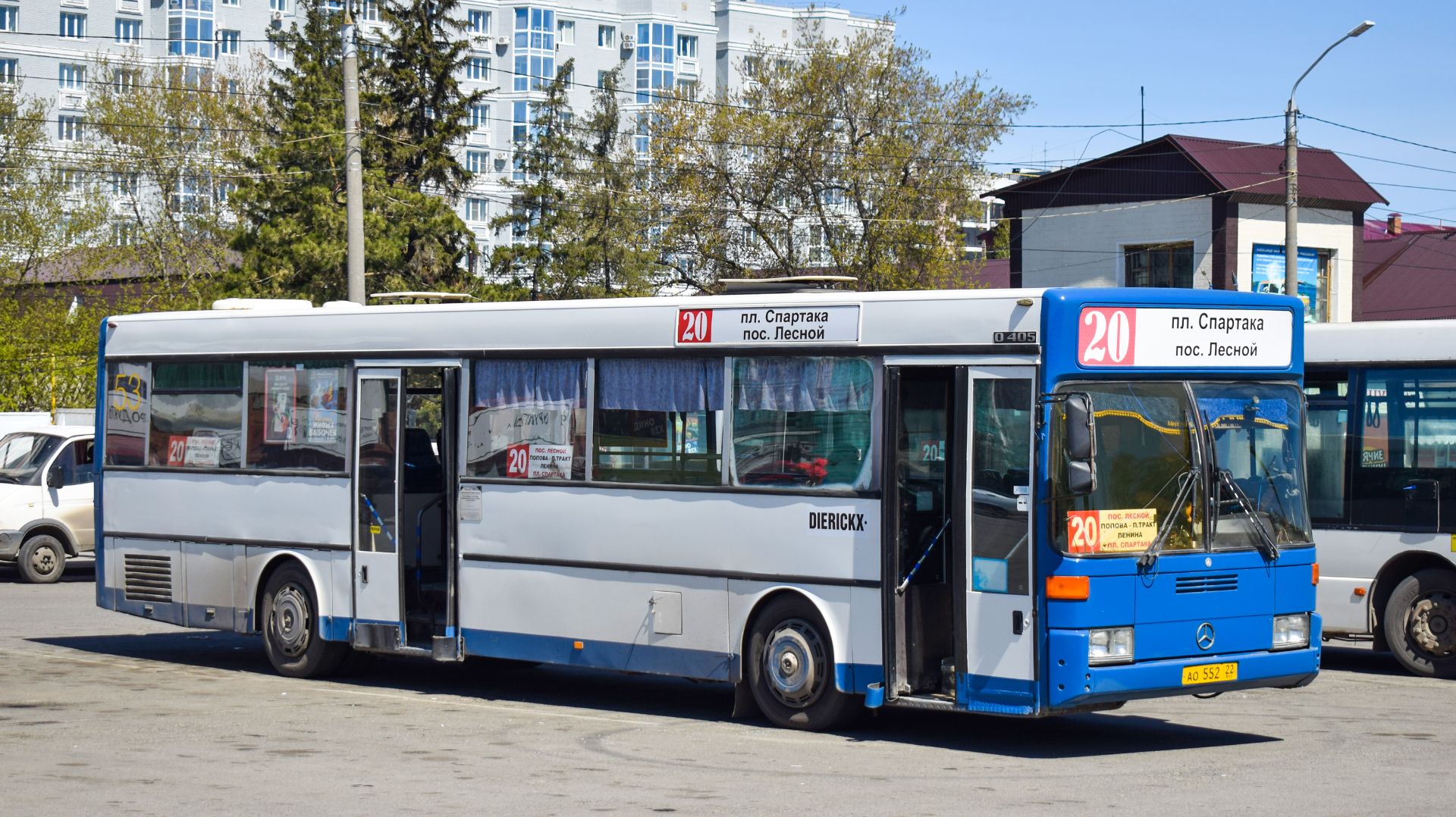 Автобус Mercedes-Benz O405 (АО 552 22). Покатушки по Барнаулу. / Ride on the Mercedes-Benz O405 bus. смотреть онлайн