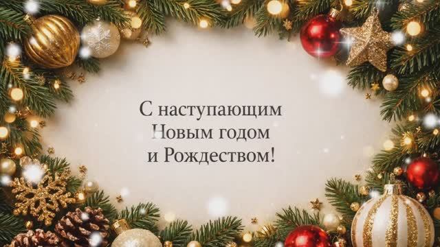 С наступающим Новым годом и Рождеством! смотреть онлайн