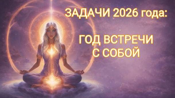 2026 ГОД - ПЕРЕЛОМНЫЙ ГОД!!! ЗАДАЧИ - БЫТЬ СОБОЙ