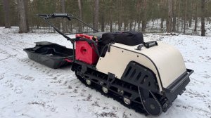 Мотобуксировщик Snowdog wide встречаю на нём второй сезон впереди новые путешествия