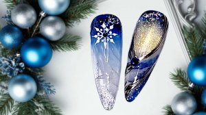 Зимний нейл-арт к Новому году. МК