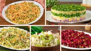 Ни одного Праздника БЕЗ ЭТИХ САЛАТОВ! Необыкновенные САЛАТЫ На ПРАЗДНИЧНЫЙ СТОЛ и Не Только