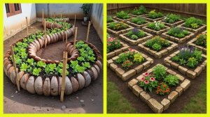 Необычные грядки в огороде: креативный подход к земледелию 🍅🌱