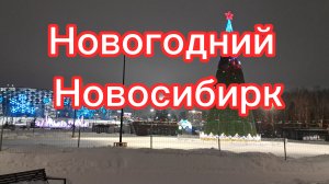 Новогодний Новосибирск. Новогодняя ёлка в парке Арена. Новогодняя песня С Новым годом Новосибирск.