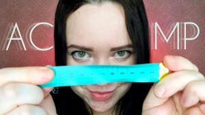 АСМР/Чокнутая докторица исследует твое лицо