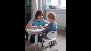 Тимофей у логопеда Елены