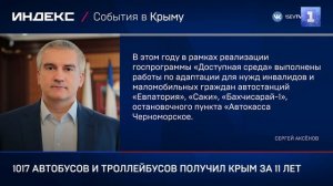 1017 автобусов и троллейбусов получил Крым за 11 лет