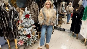 Шубка под Ёлочку! Меха Альта Мода на Садоводе.