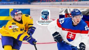 ХОККЕЙ МОЛОДЕЖНЫЙ ЧЕМПИОНАТ МИРА U20.  ШВЕЦИЯ - СЛОВАКИЯ.  ТЕКСТОВАЯ ОНЛАЙН ТРАНСЛЯЦИЯ.