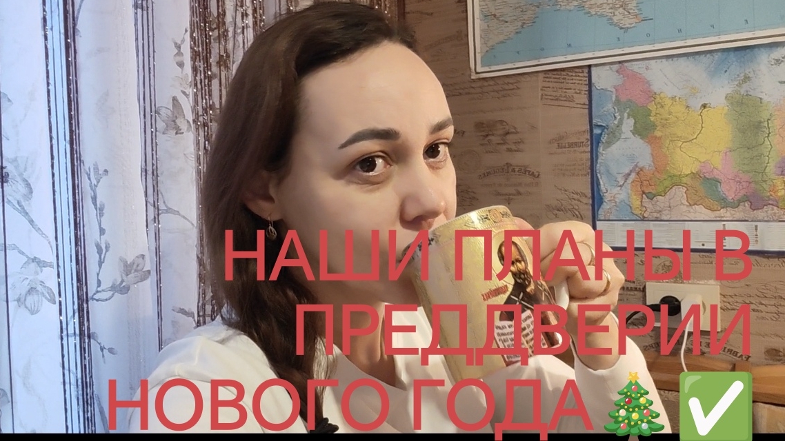 НАШИ ПЛАНЫ В  ПРЕДДВЕРИИ  НОВОГО ГОДА🎄✅