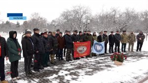 У памятника воинам-интернационалистам, погибшим в Афганистане, прошёл митинг