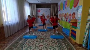 Спортивный танец на степ-платформах "Хорошее настроение"