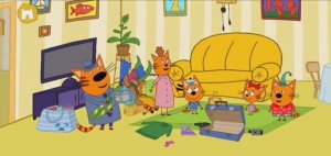 Три Кота Мультфильм Собираем чемодан