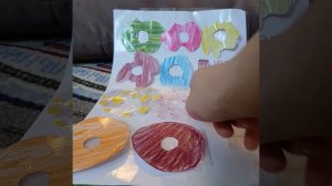 Бумажная кухня пончики