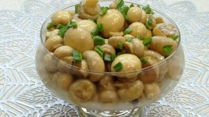 Маринованные шампиньоны на праздничный стол
