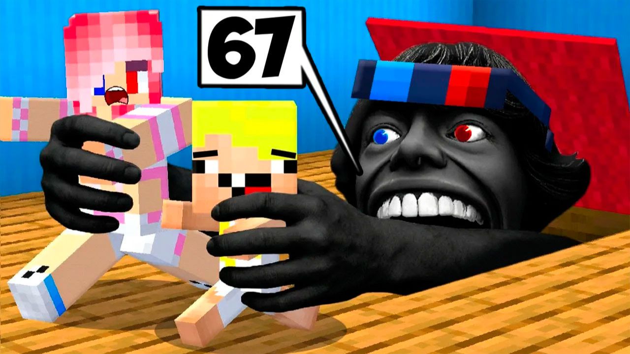 😂Я СТАЛ СИКС СЕВЕН 67 И ЗАТРОЛЛИЛ ДРУЗЕЙ В МАЙНКРАФТ! ШЕДИ ЛЕСКА И НУБИК MINECRAFT смотреть онлайн