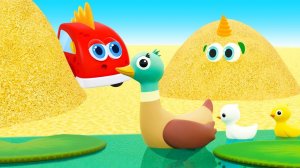 Машинки Мокас устроили концерт  Музыкальные мультики и песенки для детей