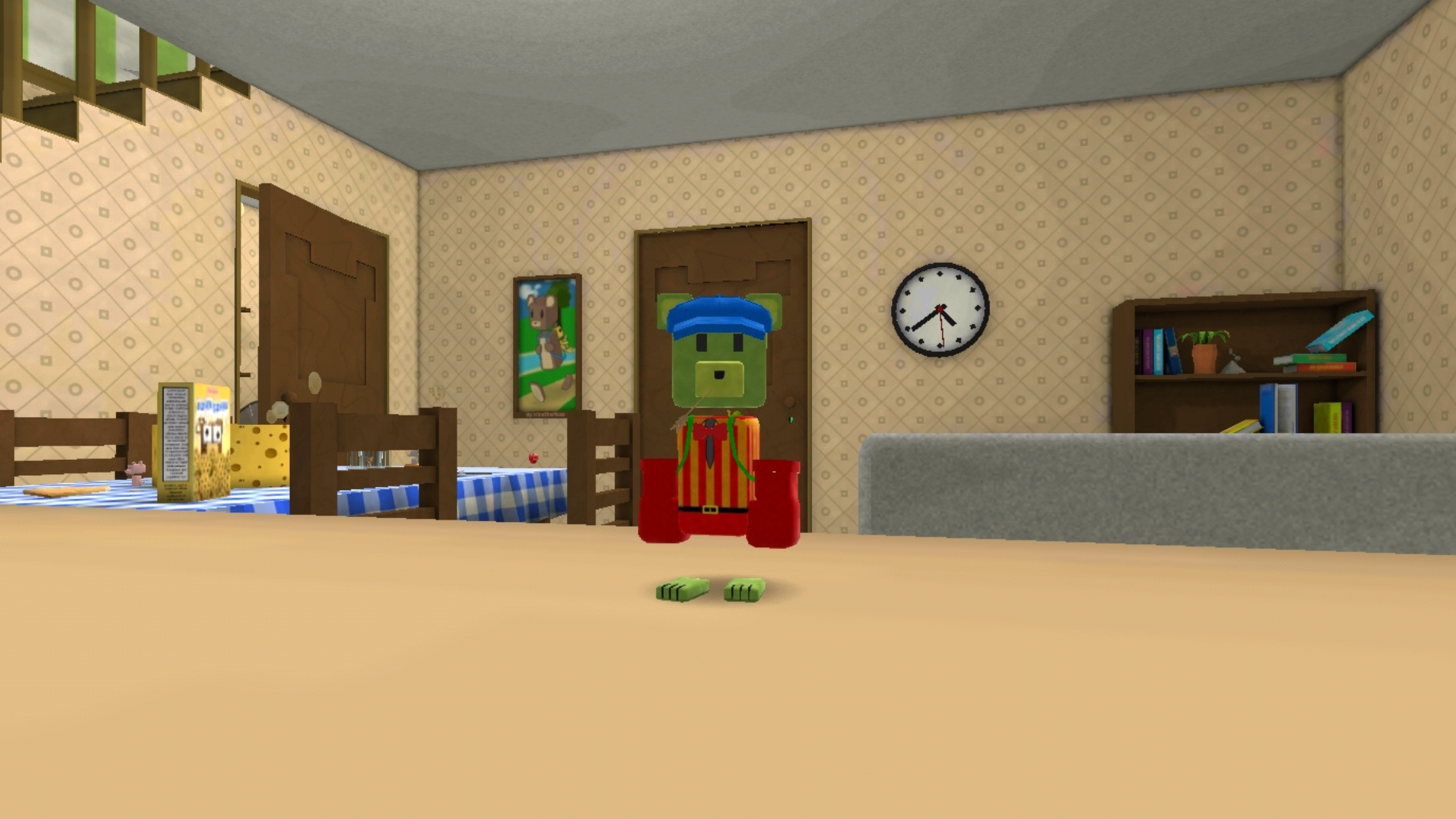 прохождение супер мишкиsuper bearчасть4гигантский дом