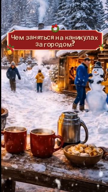 Чем заняться за городом в длинные зимние каникулы, когда салаты и телевизор уже надоели смотреть онлайн