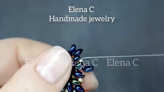 Серьги из бисера и бусин Twin  от Elena C - Украшения ручной работы смотреть онлайн