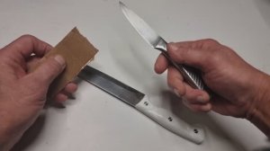 Как заточить нож идеально без инструмента.