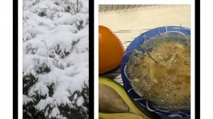 Приготовила холодец , разгребала снежок.🌹❤️