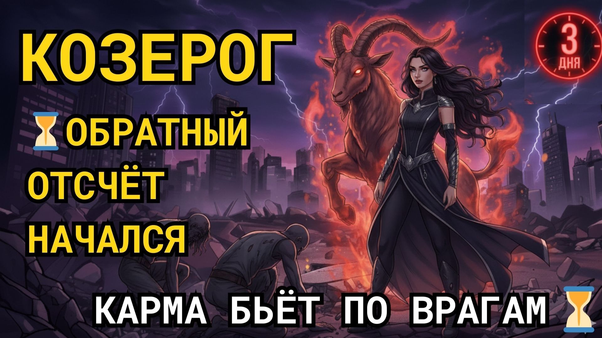 ♑️ КОЗЕРОГ! ТЫ ГОТОВ? За 3 ДНЯ кармические ВРАГИ сами УПАДУТ К ТВОИМ НОГАМ! смотреть онлайн