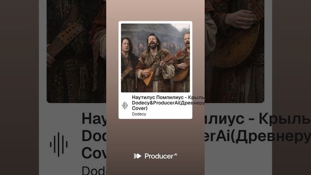 Наутилус Помпилиус - Крылья(Dodecy&ProducerAi Древнерусский Cover)