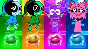 Coffin Dance Спрунки 157 уровень - Мультики про Спрунке | МУЛЬТФИЛЬМЫ SPRUNKI в Tiles Hop