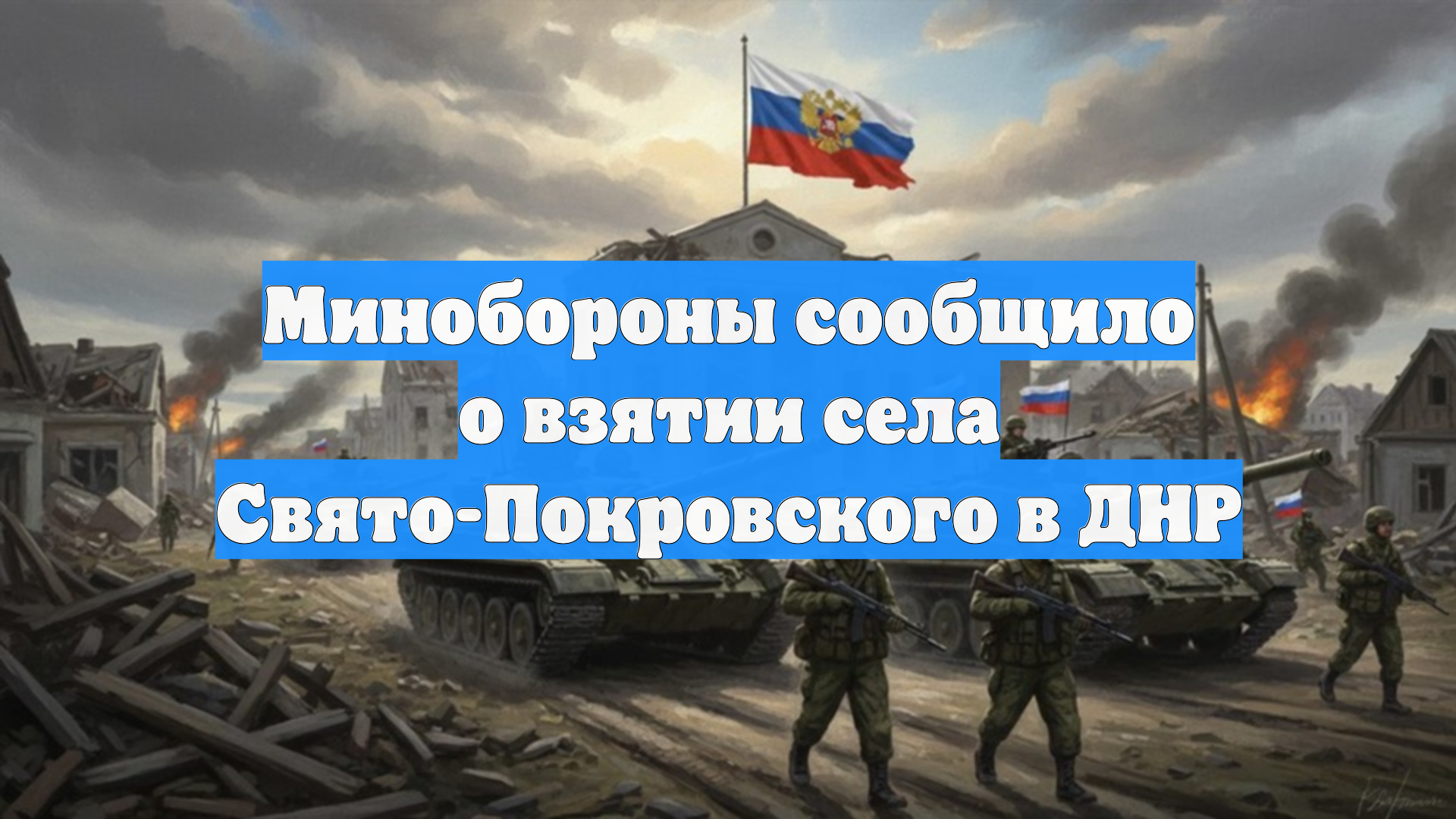 Российские войска освободили Свято-Покровское возле Северска в ДНР смотреть онлайн