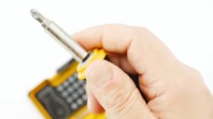 Набор бит SL/PZ/PH/HEX/Tx/U с рукояткой Felo ERGONIC и битодержателем в кейсе, 30 шт. 02073006