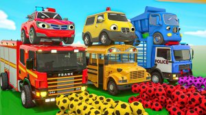 Мульт для детей! Веселая техника! Играем и учим цвета! Видео для детей! Развивающие видео для детей!