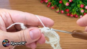 Узор крючком 76 #вязаниекрючком #узорыкрючком