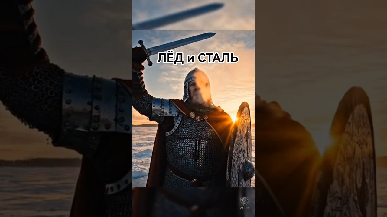 И ЛЁД И СТАЛЬ ❄️⚔️ | Славянский боевой рок-гимн про Александра Невского⚔️ #ZUBR #музыка #rock смотреть онлайн
