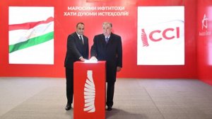 Эмомали Рахмон принял участие в открытии новых предприятий в Душанбе