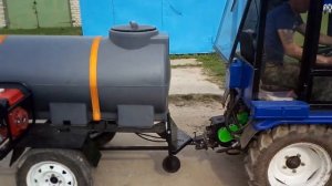 Garden Scout T12 с самодельной бочкой