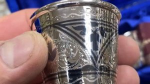 Стопка из серебра «Мини 1», стп034