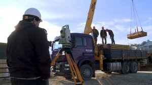 На улице Горпищенко, 111 продолжается строительство многоквартирного жилого дома