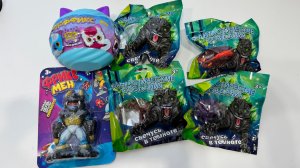 Распаковка игрушек Красное Белое