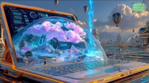 Спокойное будущее: 60-минутное путешествие по Эко-утопиям и сияющему небу (4K