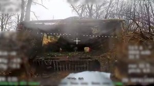 Донбасс. вблизи н.п. Гришино Расчетами FPV-дронов Центра «Рубикон» был поражен танк Т-64 ВСУ.