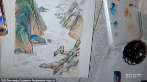 Рисование с Людмилой Мешковой 25.12 18:00